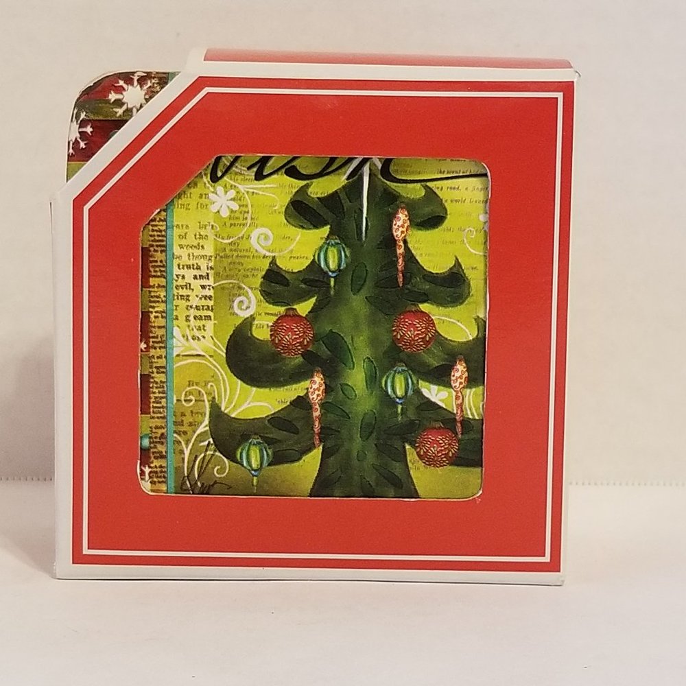 Coldwater Creek Stone Holiday Collection Coasters